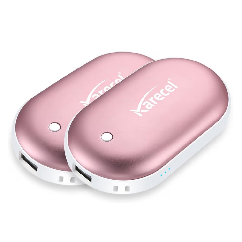 Hand Warmers Rechargeable 2 Pack, 10400mAh Double-Sided Heat Electric Handwarmer